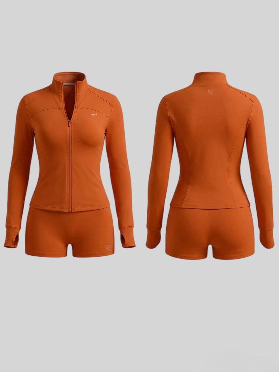 SculptFit Hourglass Zip-Up Athleisure Jacket