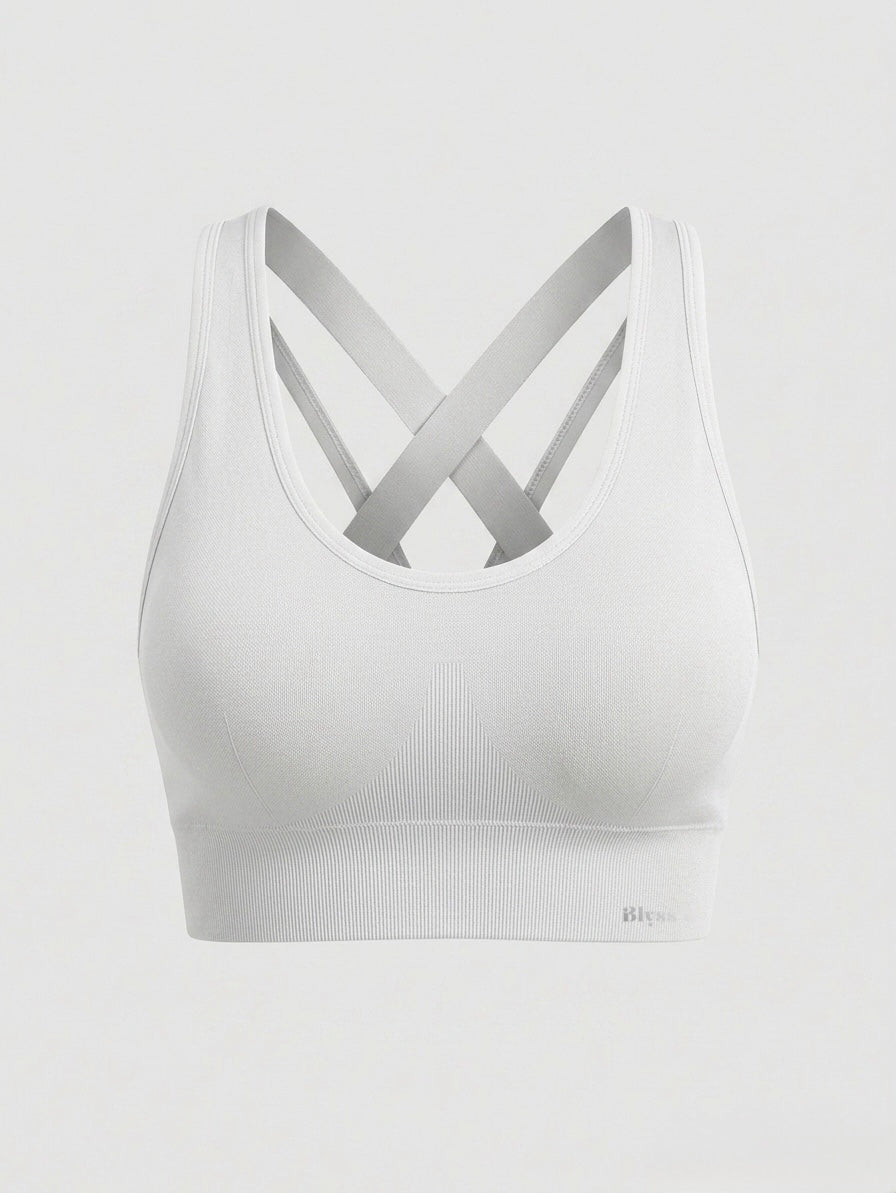 Elevate Seamless Strappy Sports Bra – Medium Support