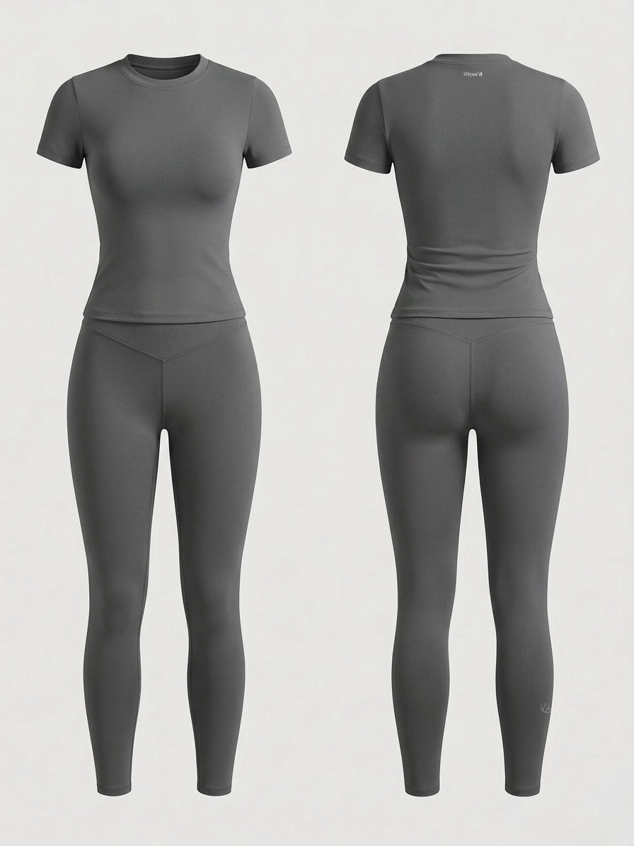 Sculpt & Move Ribbed Co-ord Set