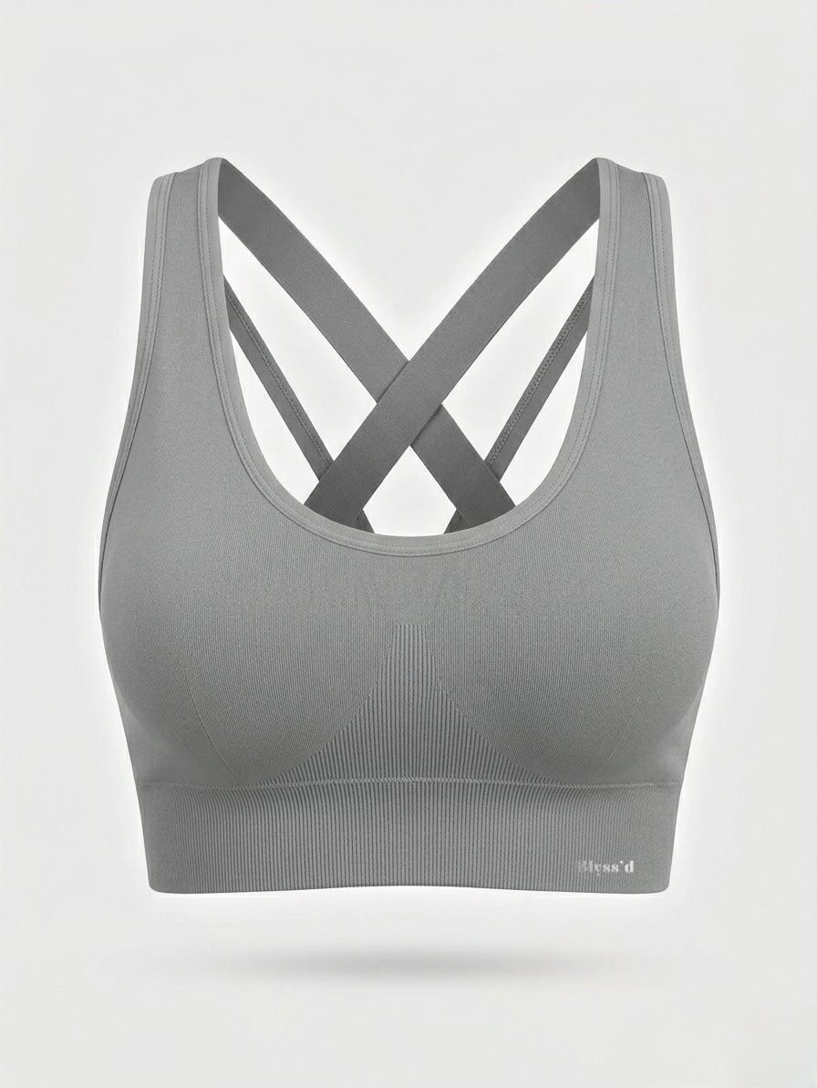 Elevate Seamless Strappy Sports Bra – Medium Support
