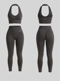Sculpt & Flex Seamless Halter Activewear Set