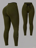 Sculpt & Move High-Waisted Drawstring Leggings