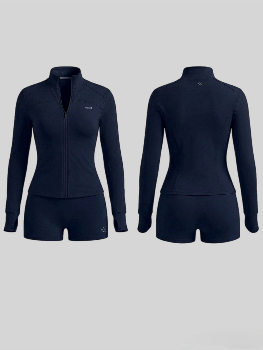 SculptFit Hourglass Zip-Up Athleisure Jacket