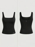 The Blyss'd Essential Square-Neck Fitted Top