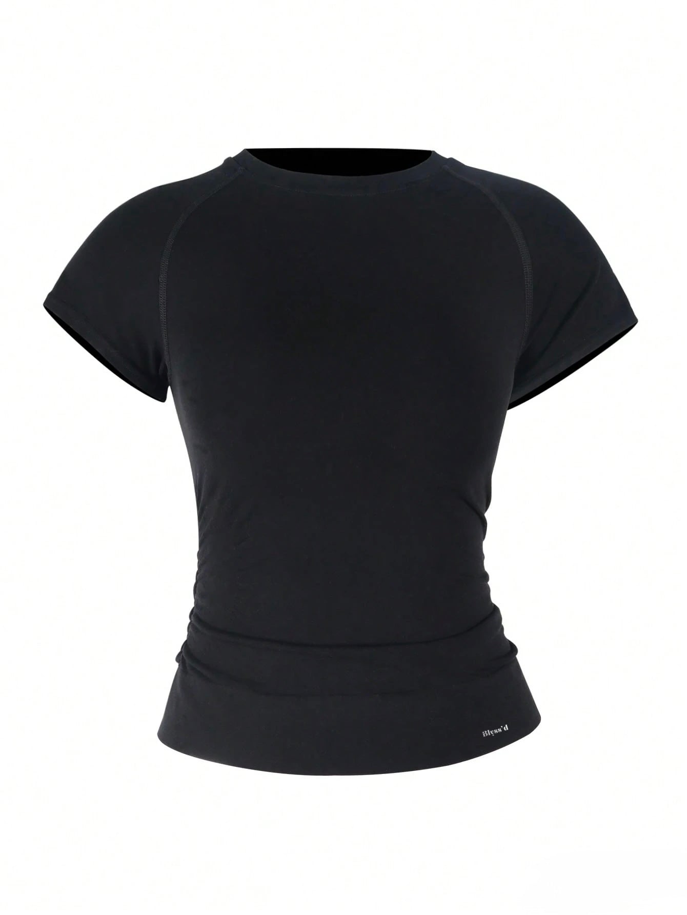 Hourglass Side-Ruched Short Sleeve Tee